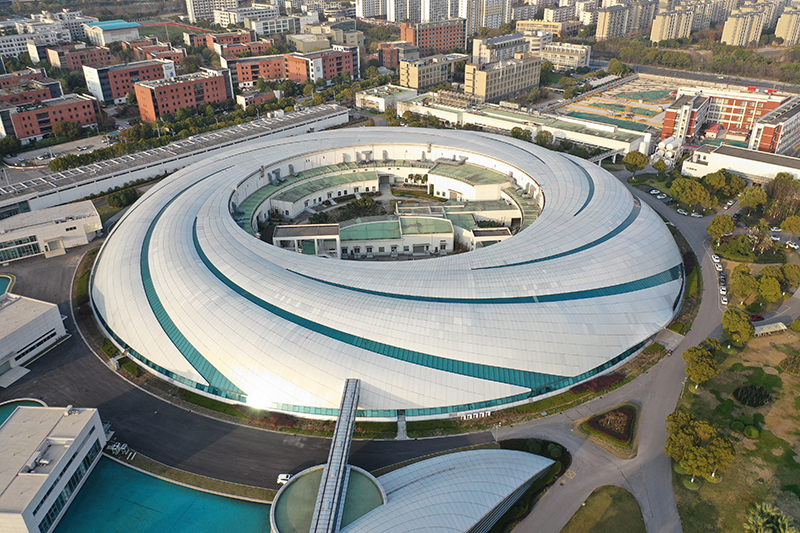 2019年3月12日，航拍上海光源項(xiàng)目。