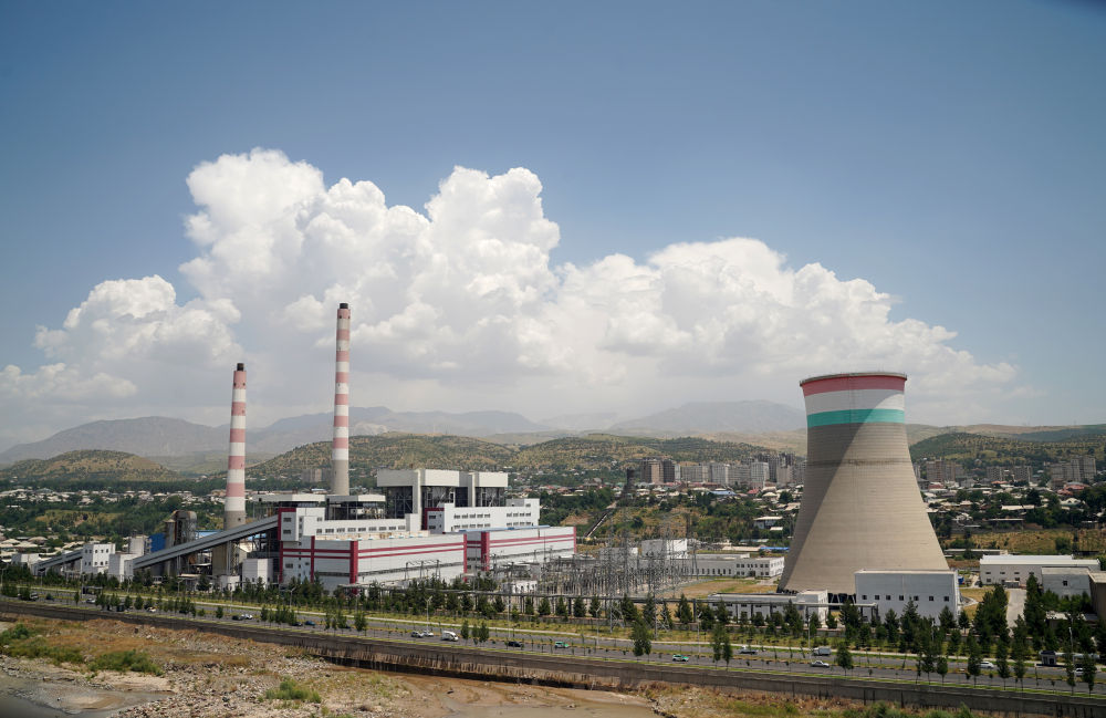 杜尚別2號熱電廠（2024年6月22日攝）。